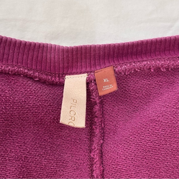 Pilcro Notch Neck Sweatshirt Size XL - Picture 5 of 12